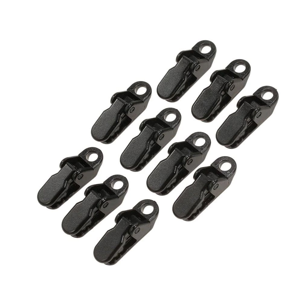 10 Pcs Clip Awning Clamp Tarp Clips Snap Hangers Tent Camping Survival Tighten Tool Tent Accessory
