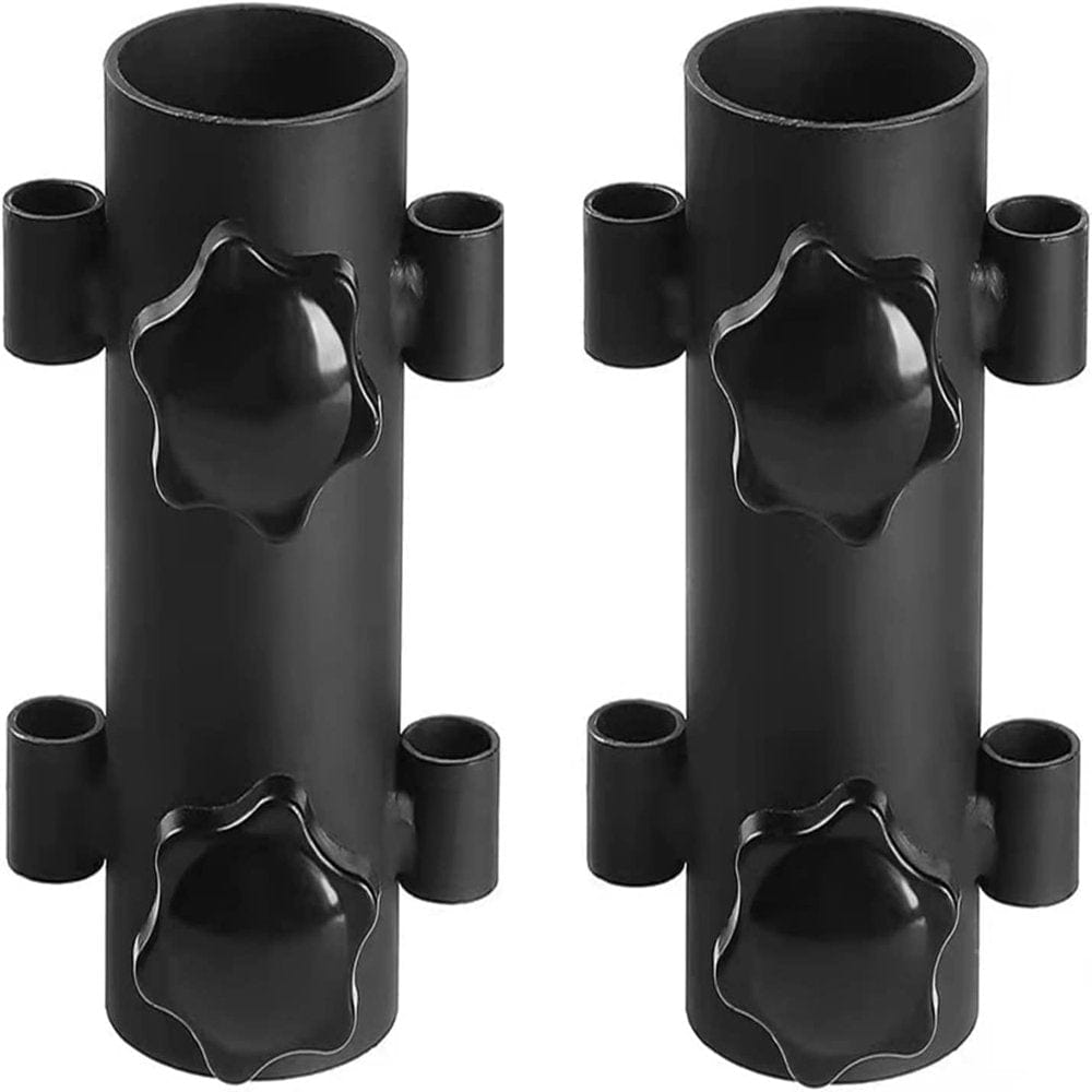 2-Pack Tent Holder Camping Tent Pole Holder, Portable Tent Holder Tube Outdoor Reinforced Windproof Shade, Tarp Pole Holder for Camping, Fishing, Hiking