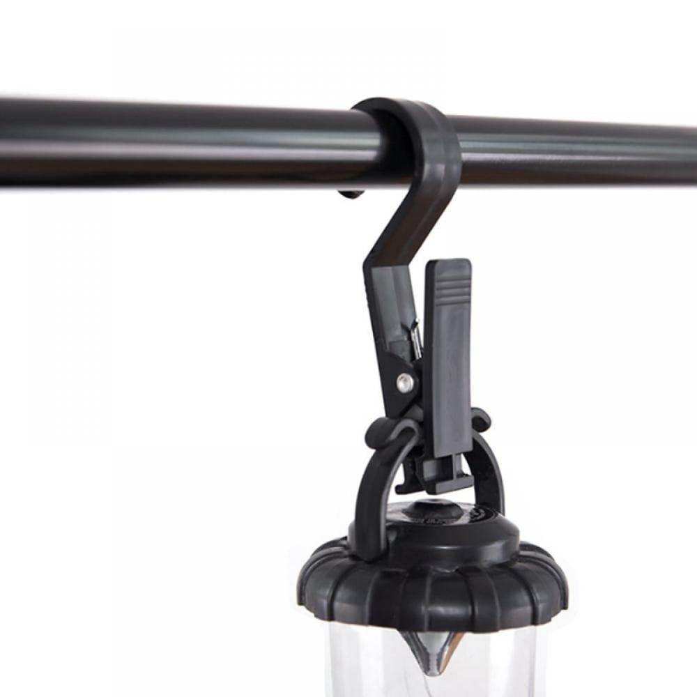 4Pcs 2 in 1 Tent Clip with Hook Portable Tarp Clips Clasp Non-Slip Awning Clamp Fixed Fabric Clip for Canopy Car Pool Boat Cover