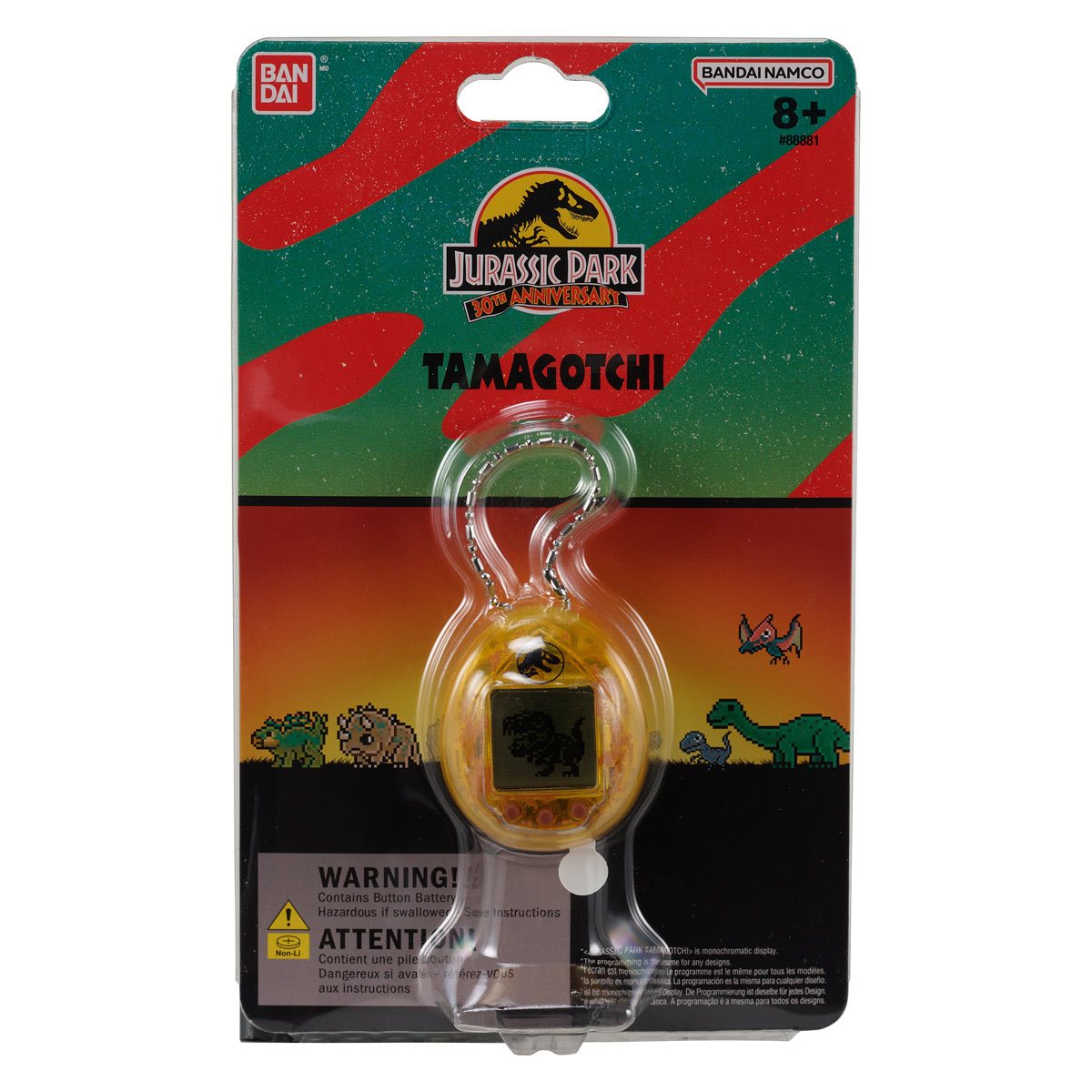 Bandai Namco - Tamagotchi - Jurassic Park: 30th Anniversary - Dinosaur - Amber Version (88881) LOW STOCK
