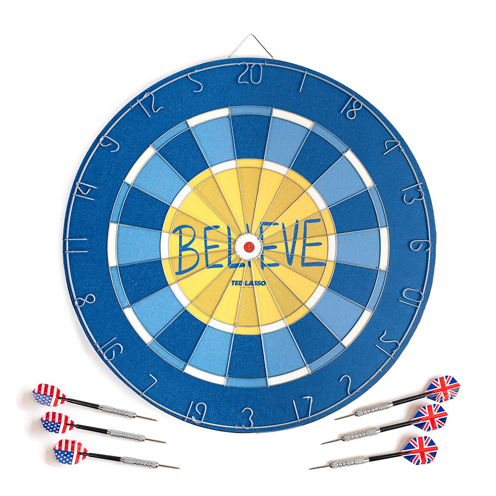Ted Lasso Believe Dartboard