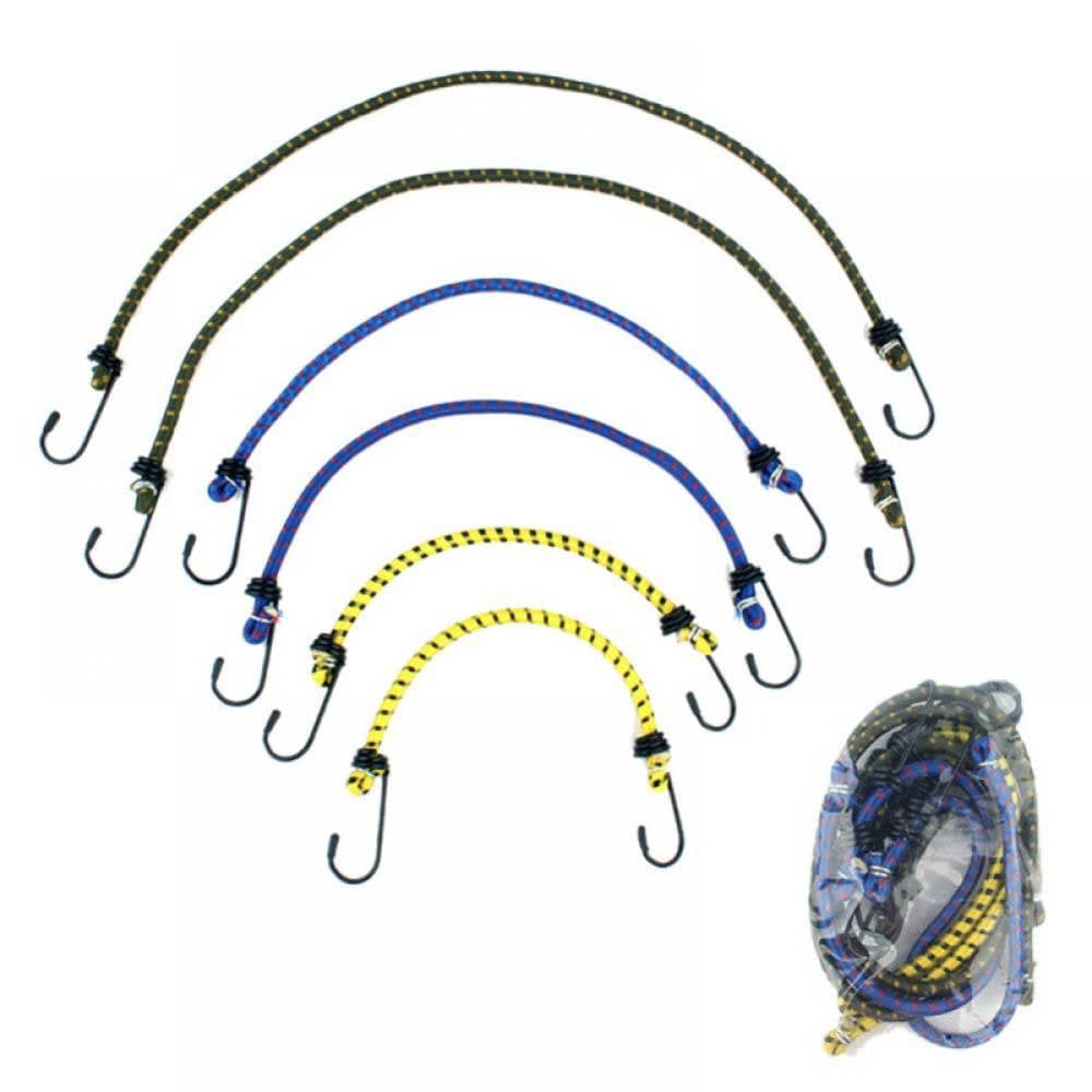 Clearance Sale!Outdoor Bundled Rope 6Pcs/Set Elastic Band Tent Rope Elastic Clothesline Camping Accessories Luggage Strapping Tent Accessory