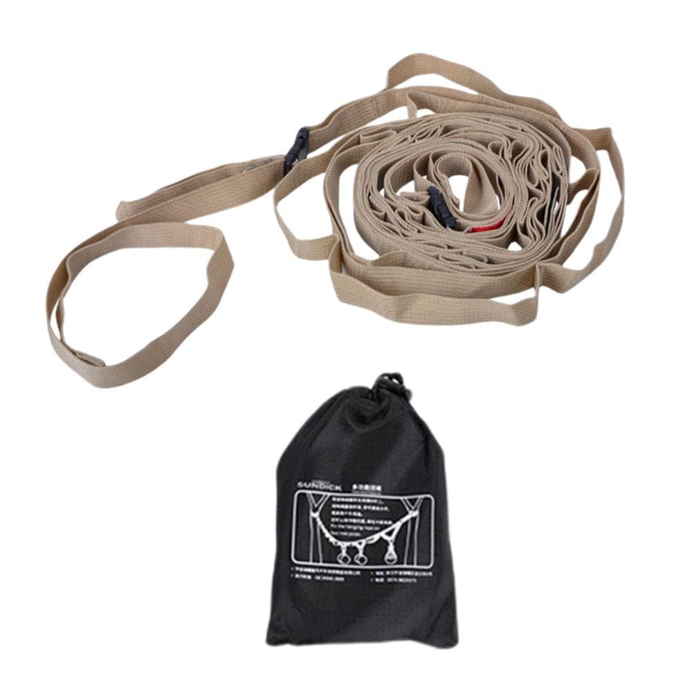 Colorful Camping Tent Rope Lanyard Clothesline Organiser Accessories Hanging Brown