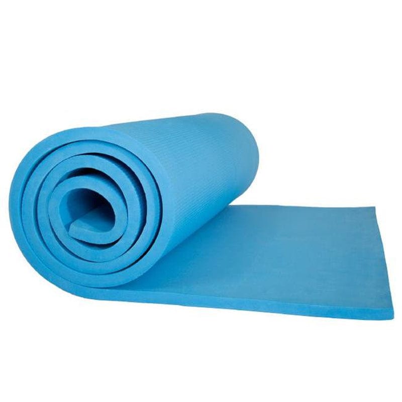 Sleeping Pad, Lightweight Non Slip Foam Mat with Carry Strap - Light Blue