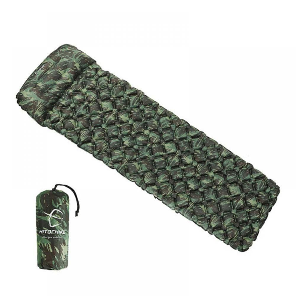 Sleeping Pad Fast Inflatable Airbag Camping Pad Inflatable Mattress with Pillow Life Mat