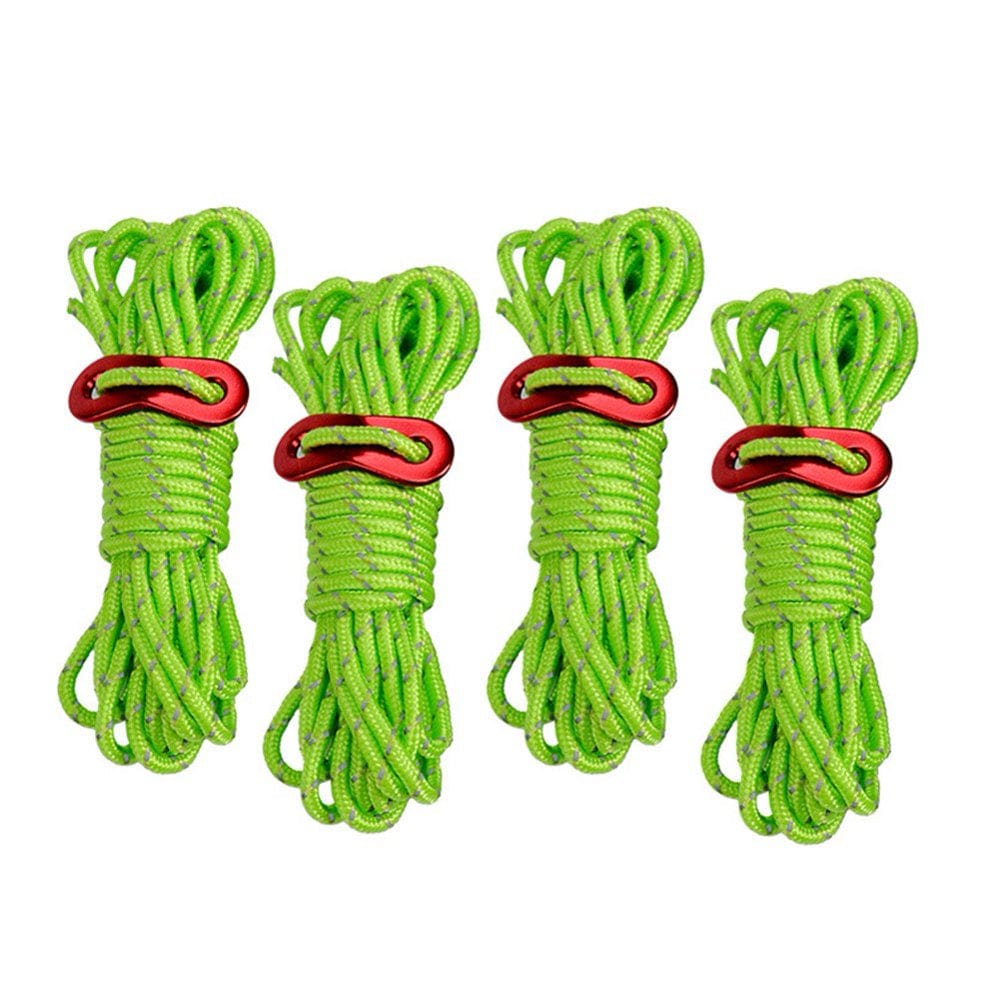 Strong Line Tent Rope 4Mm 4X Accessory Assembly Reflective Replacement