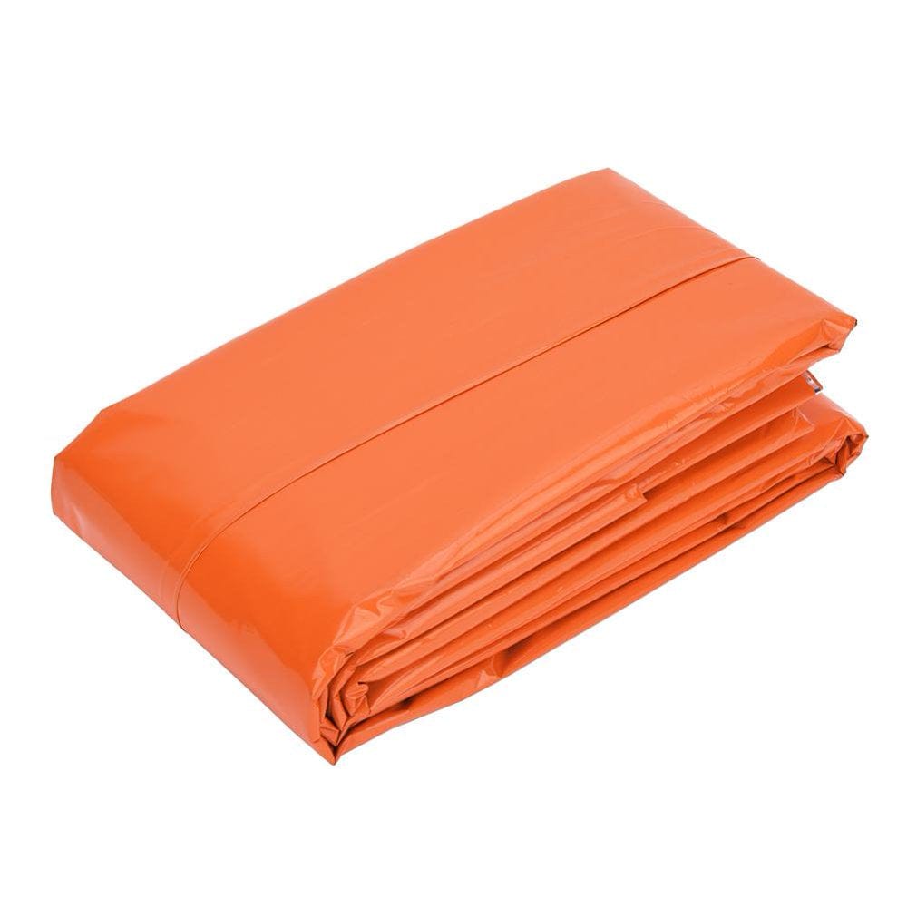 Tebru Emergency Sleeping Bag,Outdoor Portable Emergency Sleeping Bag Keep Warm Moisture-Proof Pad Reflective Camping Mat Orange