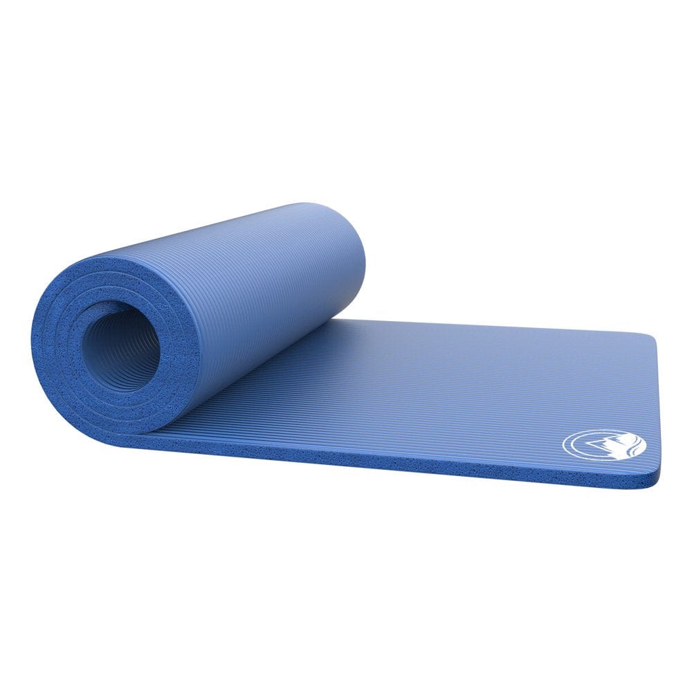 Wakeman Outdoors 0.75-Inch-Thick Foam Sleeping Pad for Camping (Blue)