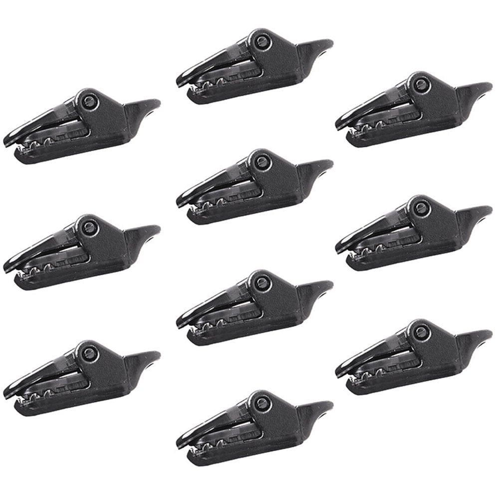 10 Pcs Alligator Clips Professional Plastic Carabiner Heavy Duty Grip Lock Awning Portable Tent Accessories for Outdoor Hiking