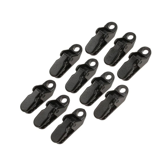 10 Pcs Clip Awning Clamp Tarp Clips Snap Hangers Tent Camping Survival Tighten Tool Tent Accessory