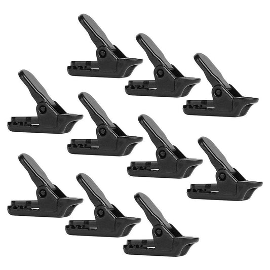 10 Pcs Outdoor Camping Tent Clamps Tarp Clips Plastic Alligator Clip Hook Canvas Tighten Tool Tents Accessories