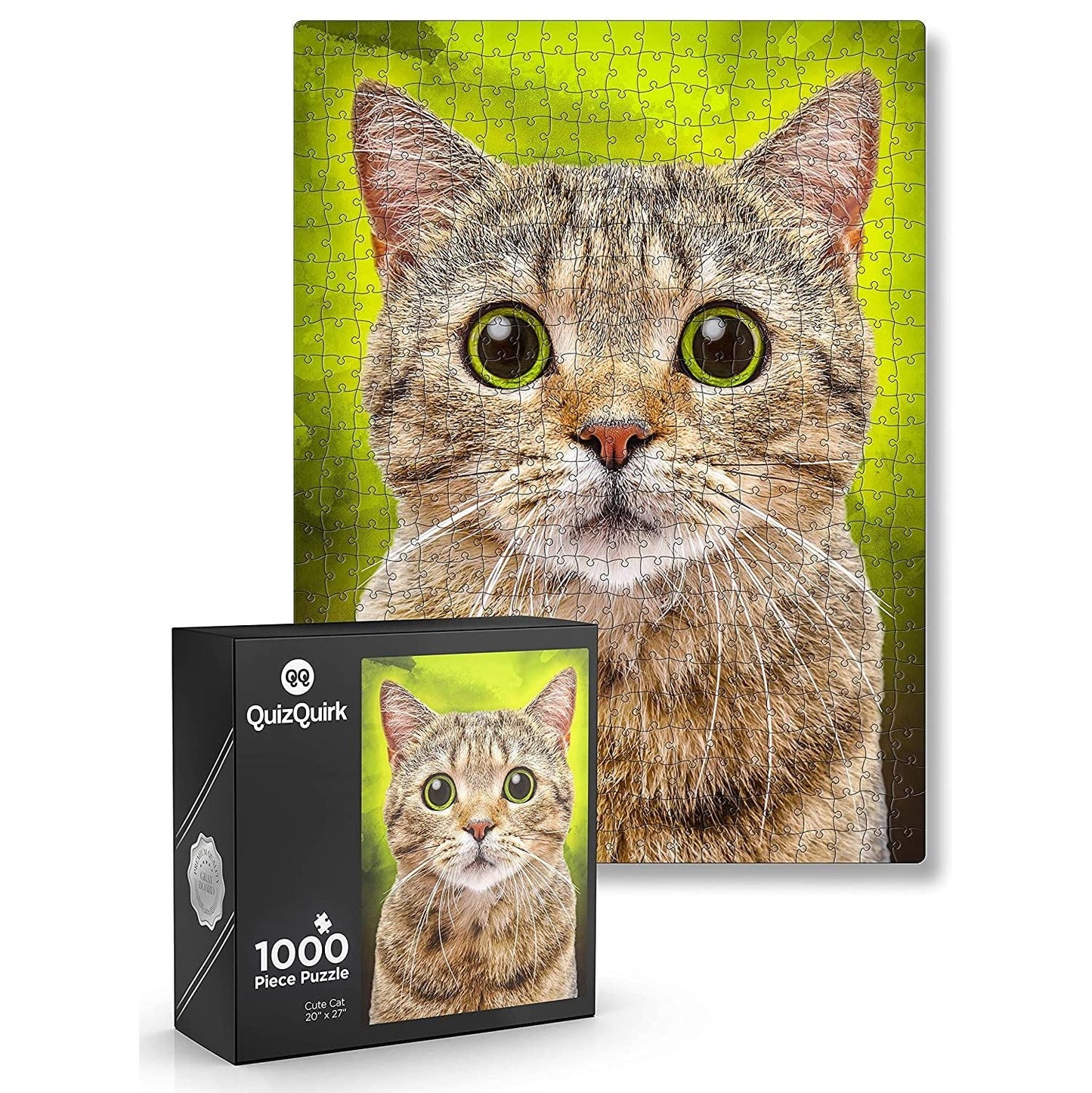 1000-Piece: Puzzle for Adults/Teens with Puzzle Saver Kit Toys & Games Cat - DailySale