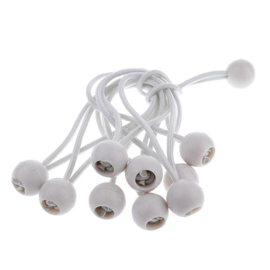 10Pcs 162Mm 5Mm Heavy Duty Ball Bungee Cords Elastic Tie Ropes for Securing Canopy Tent Tarp