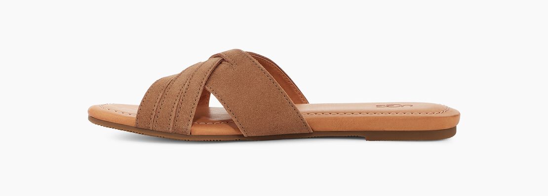 UGG Womens Kenleigh Slide - Chestnut