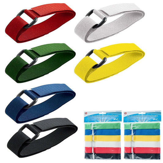 12 Hook Loop Awning Lashing Straps Sleeping Bag Straps Cable Wire Cord Colors