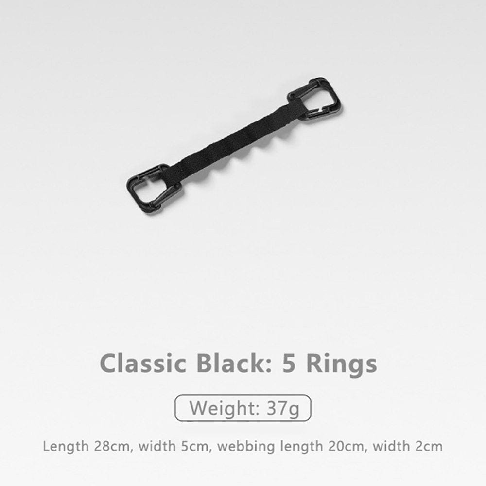 1Pc Outdoor Camping Rope Multi-Purpose Hanging Rope Tent Canopy Accessories Nylon Storage Accessories Plastic D Buckle Camping Rope Khaki M