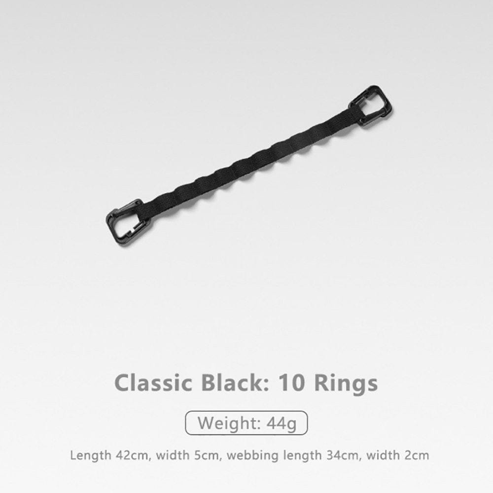 1Pc Outdoor Camping Rope Multi-Purpose Hanging Rope Tent Canopy Accessories Nylon Storage Accessories Plastic D Buckle Camping Rope Khaki M