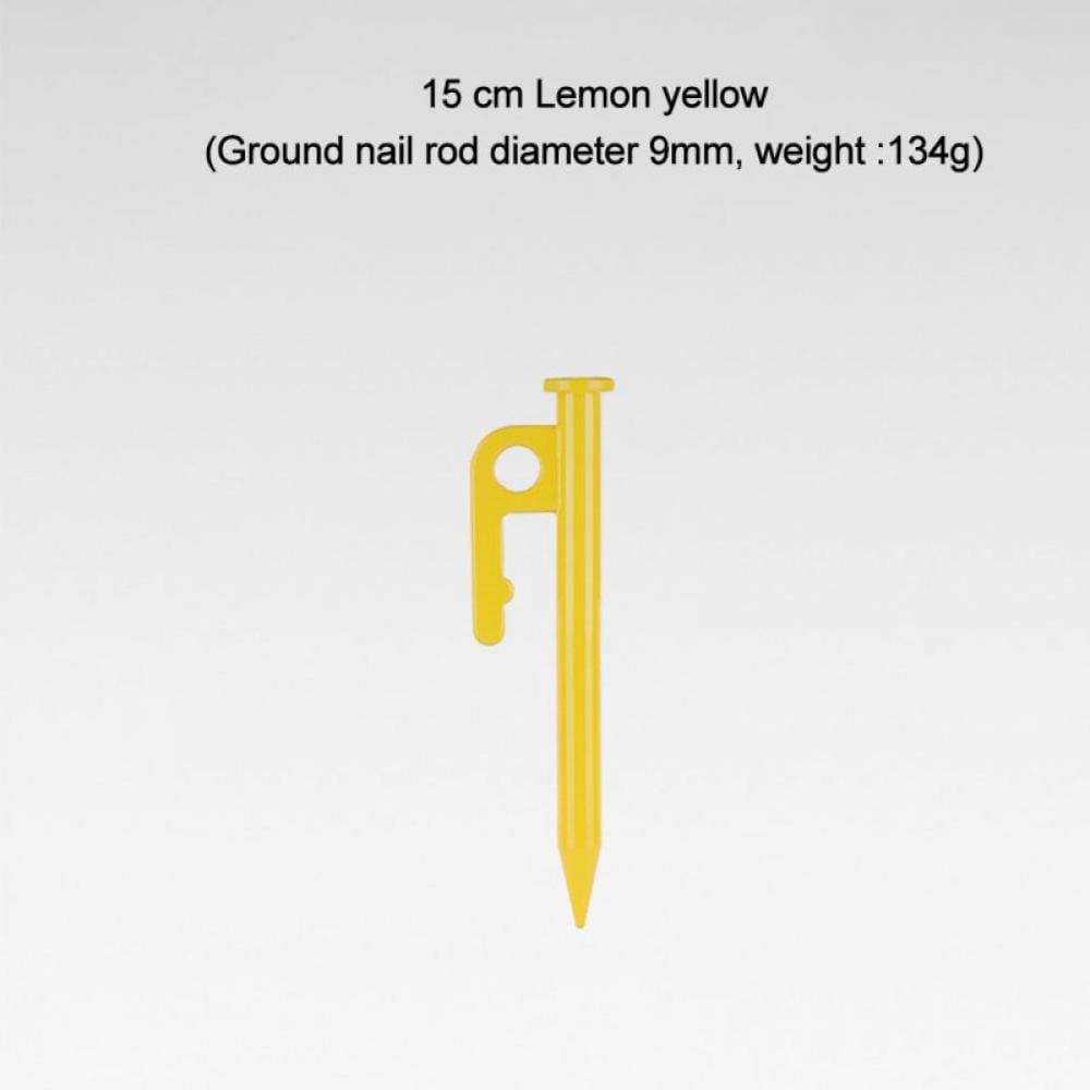 1Pc Tent Pegs High Hardness Camping Pegs Tent Accessories Khaki 30Cm/11.81"