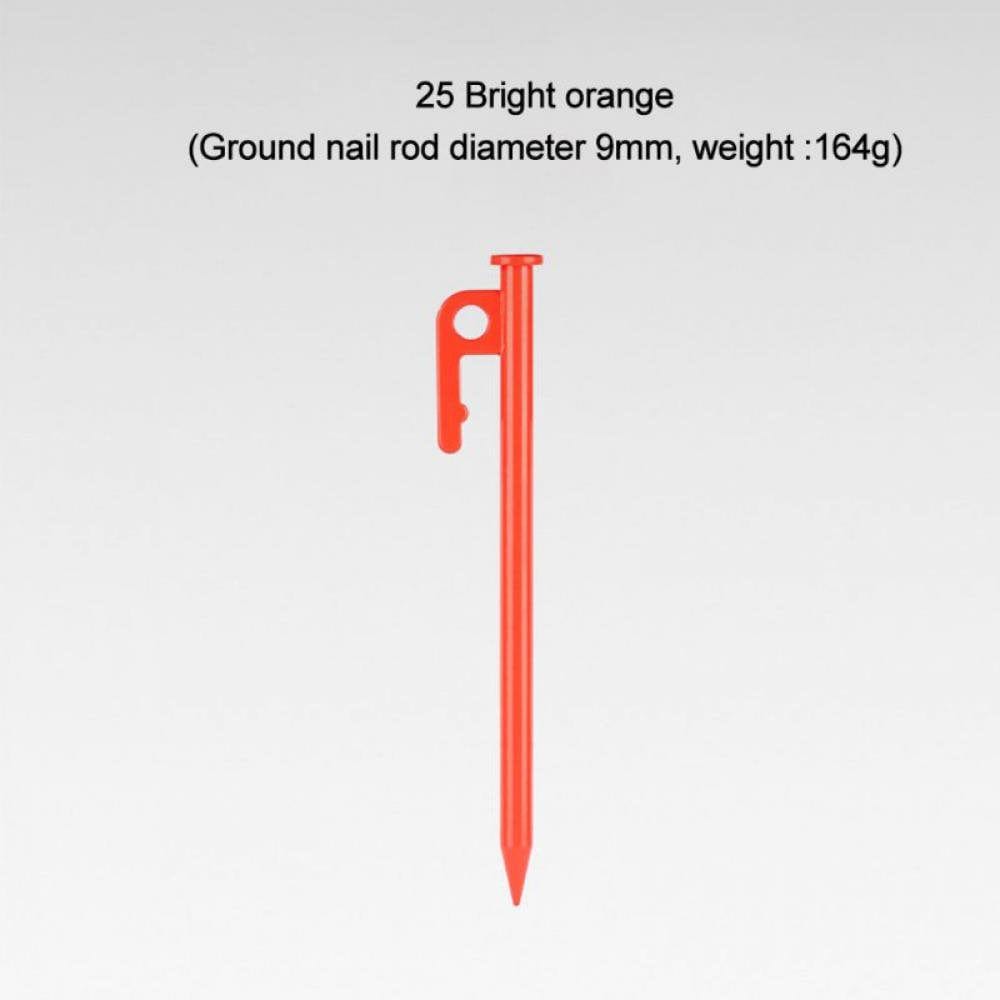 1Pc Tent Pegs High Hardness Camping Pegs Tent Accessories Khaki 30Cm/11.81"
