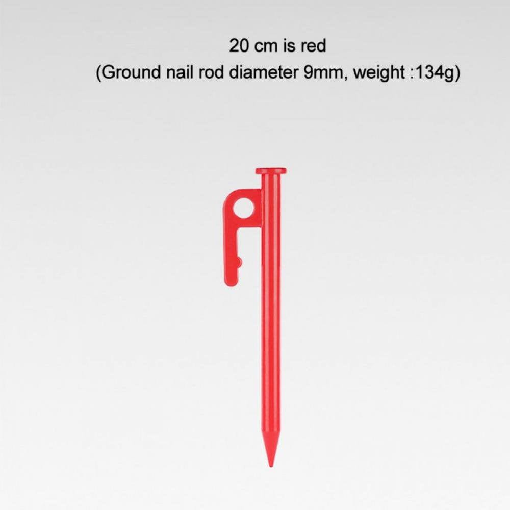 1Pc Tent Pegs High Hardness Camping Pegs Tent Accessories Khaki 30Cm/11.81"