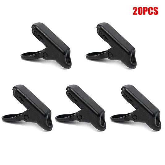 20Pcs Heavy Duty Outdoor Camping Canopies Tent Awning Clamp Tarp Clips Set New