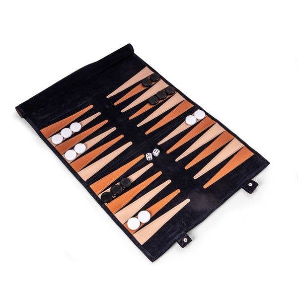 Travel Backgammon Set by Bey Berk International - G560B