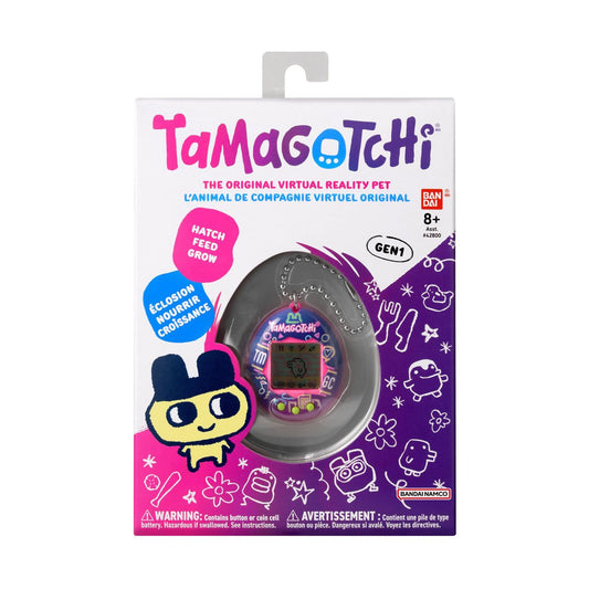 Bandai - The Original Tamagotchi (Gen 1) Neon Lights Portable Electronic Toy (42974) LOW STOCK