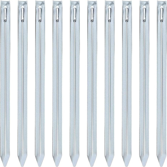 35 Cm Sand Pegs Set | 10 Extra Long Steel Tent Pegs