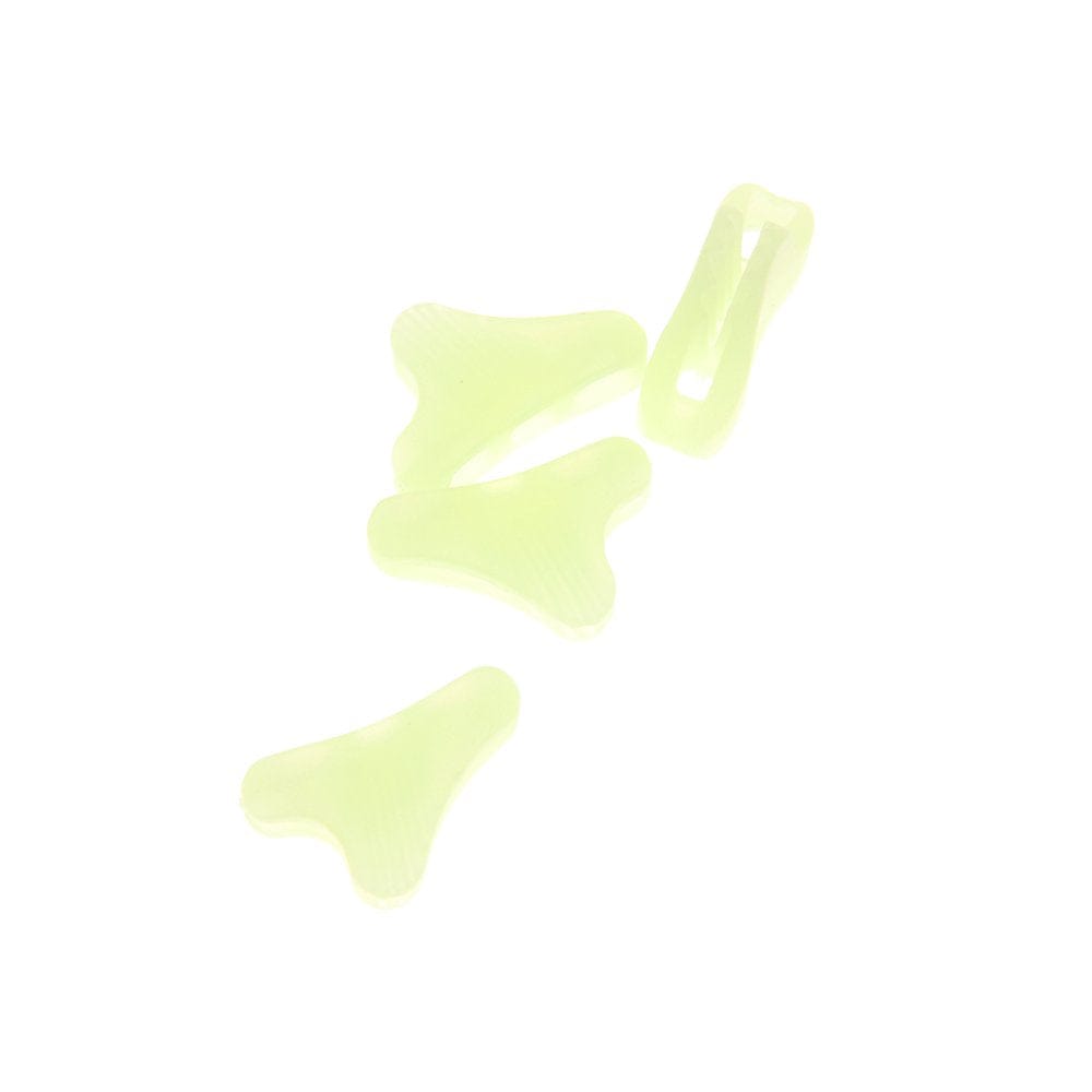 4 Pack Guyline Runners - Reflective Camping Tent Rope Tensirs, Glow at Night, Tent Clips Lock Travel Hiking Accessories