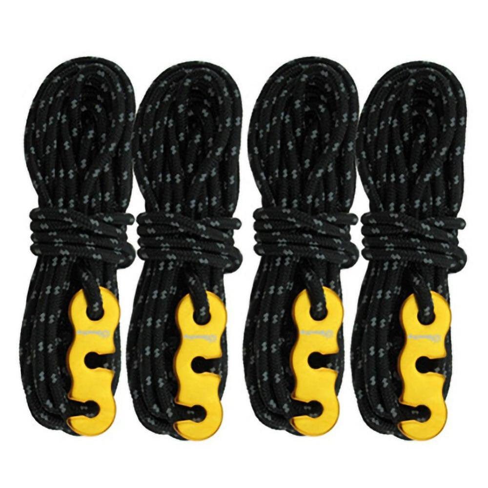 4Pcs Multifunctional Tent Rope Tent Accessories Outdoor Sports Camping Hiking 400Cm Durable Rope