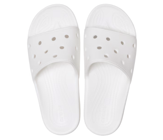 Crocs Unisex Classic Slide - White