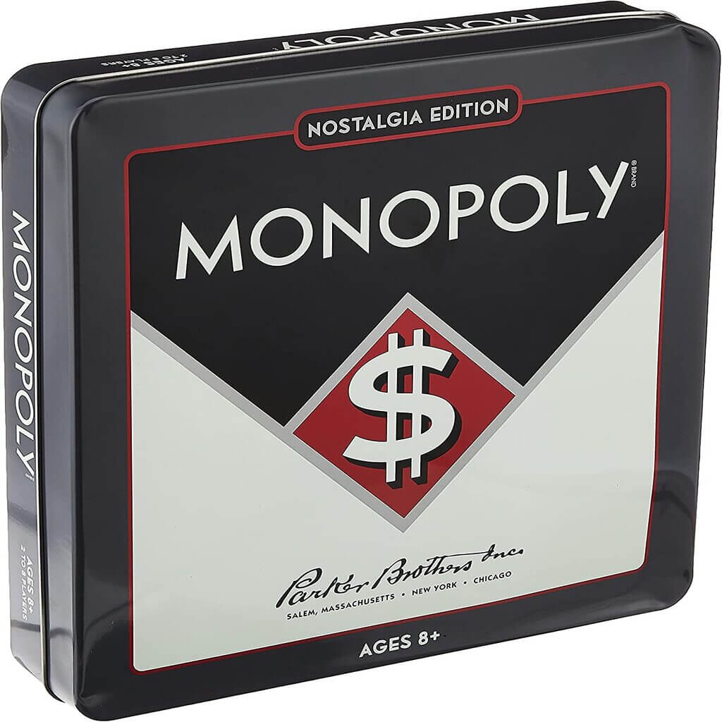 Winning Solutions Monopoly Nostalgia Tin Board Games