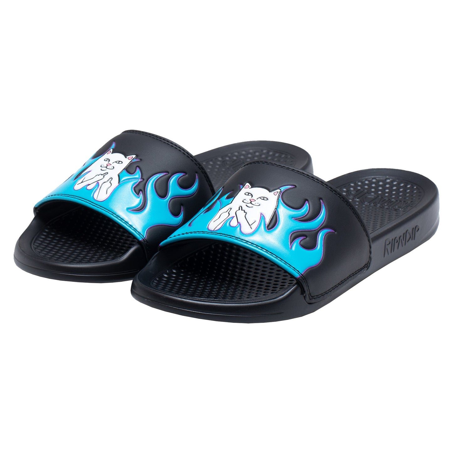 Welcome to Heck Slides (Black/Blue)