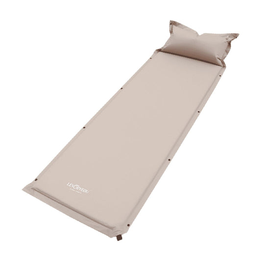 SunniMix Inflating Mattress Inflatable Sleeping Mat Outdoor for Picnic Indoor Balcony Khaki