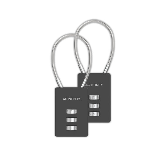 AC Infinity Flexible Loop Combination Lock (2 Pack)