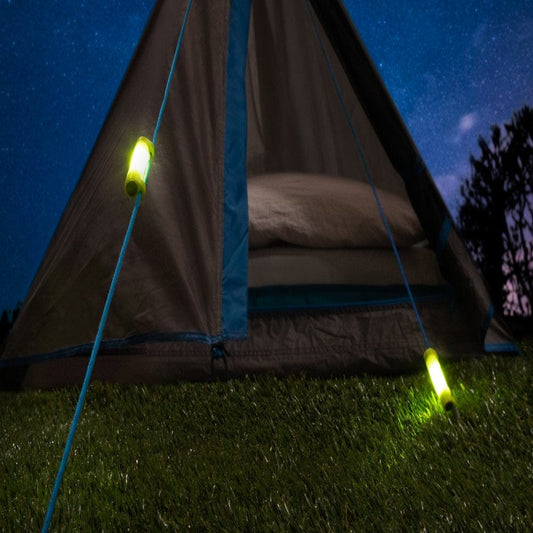 Brightz Clip-On LED Guyline Tent String Lights, Tentbrightz, 2Pc