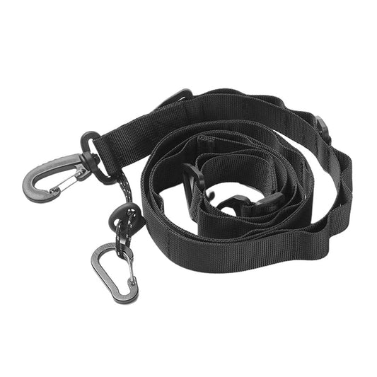 Camping Clothesline Lanyard - Portable Travel Clothes Line for Camping, Shoulder Strap Rope Convertible, with 24 Storage Holes/Loops/Buckles for Hang Camping Gear, Equipment, Tent Accessories