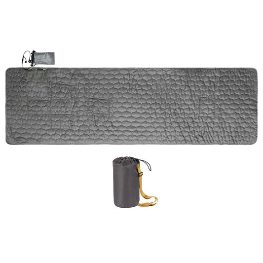 Camping Sleeping Pad - Mat, Ultralight, Best Electric Blanket Mattress for Backpacking, Hiking Tent Heating Pad - Lightweight, Camp Tent Pad Gray
