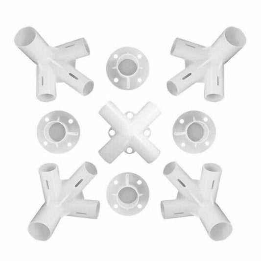 Canopy Fitting Spare Parts for 3X3M Awning Tent Set of 9 Pavilion Feet Corner Center Connector 25/19Mm