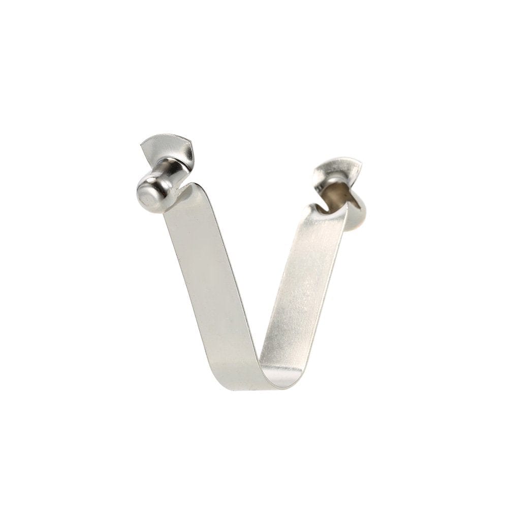 Carevas 6Pcs Kayak Paddle Spring Clips Tent Pole Clips Push Button Spring Snap Clip Locking Tube Pin