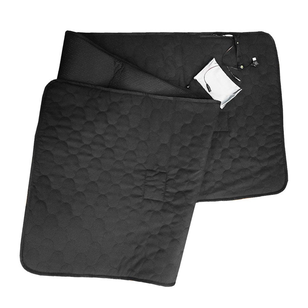 Carevas Heated Sleeping Bag Pad Mattress USB Power Warm Heating Mat with 5 Heating Zone 3-Level Temperature for Indoor Outdoor Camping Travel