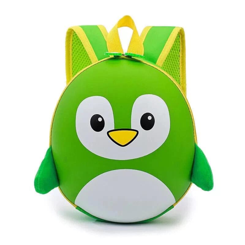Cartoon Egg Shaped Kids Knapsacks Toys & Games Penguin Green - DailySale