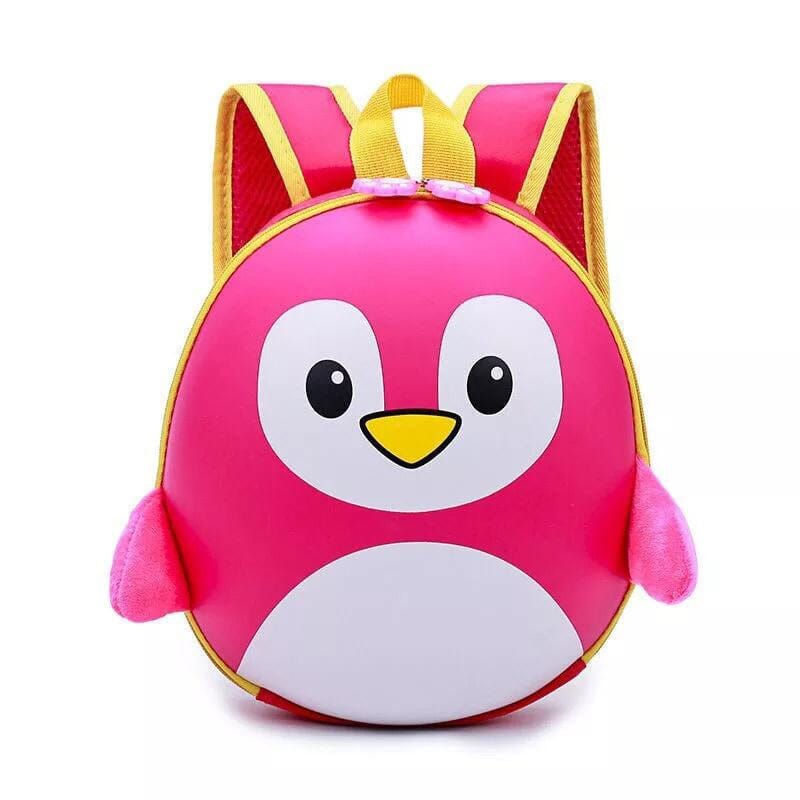 Cartoon Egg Shaped Kids Knapsacks Toys & Games Penguin Pink - DailySale