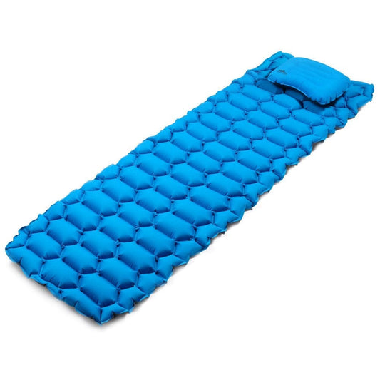 Cascade Mountain Tech Insulated Sleeping Pad with Pillow - Blue