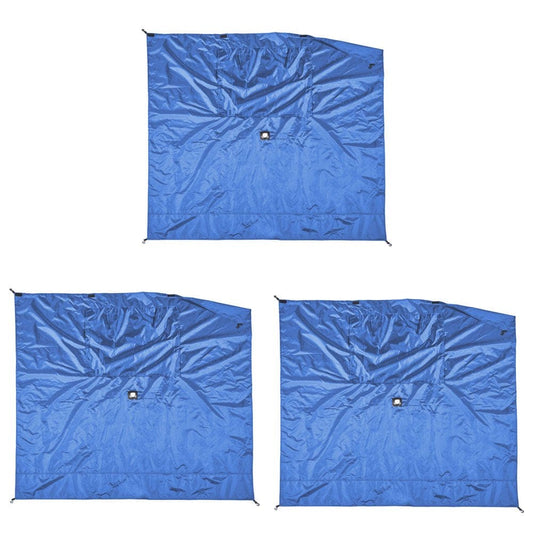 CLAM Quick-Set Screen Tent Wind & Sun Panel, Accessory Only, Blue (3 Pack)