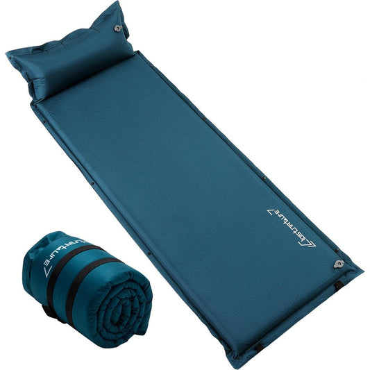 Clostnature Self Inflating Sleeping Pad for Camping - 1.5 Inch Camping Pad, Lightweight Inflatable Camping Mattress Pad, Insulated Foam Sleeping Mat for Backpacking, Tent