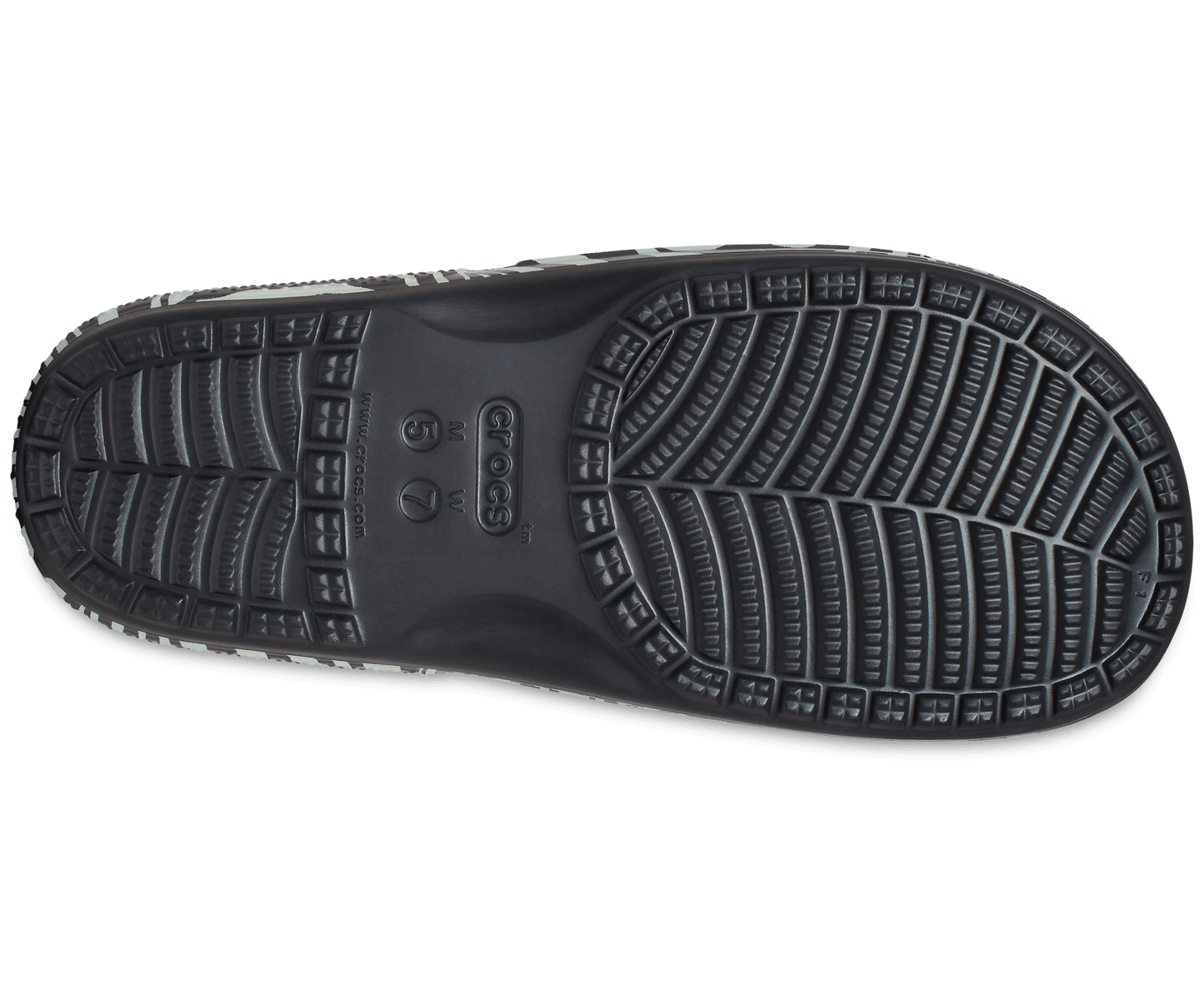 Crocs Unisex Classic Animal Remix Slide - Black