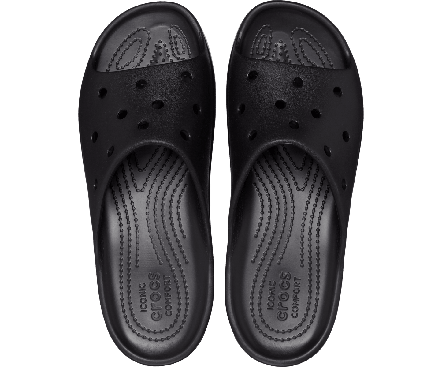Crocs Unisex Classic Platform Slide - Black