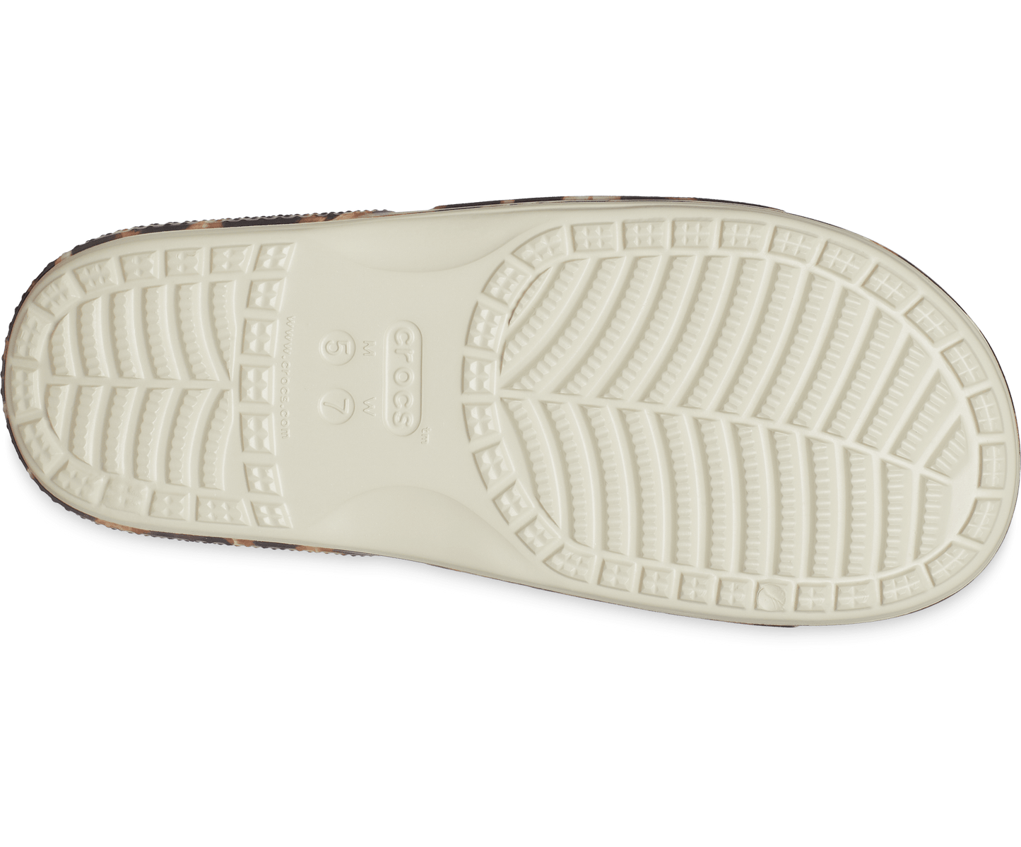 Crocs Unisex Classic Animal Remix Slide - Bone