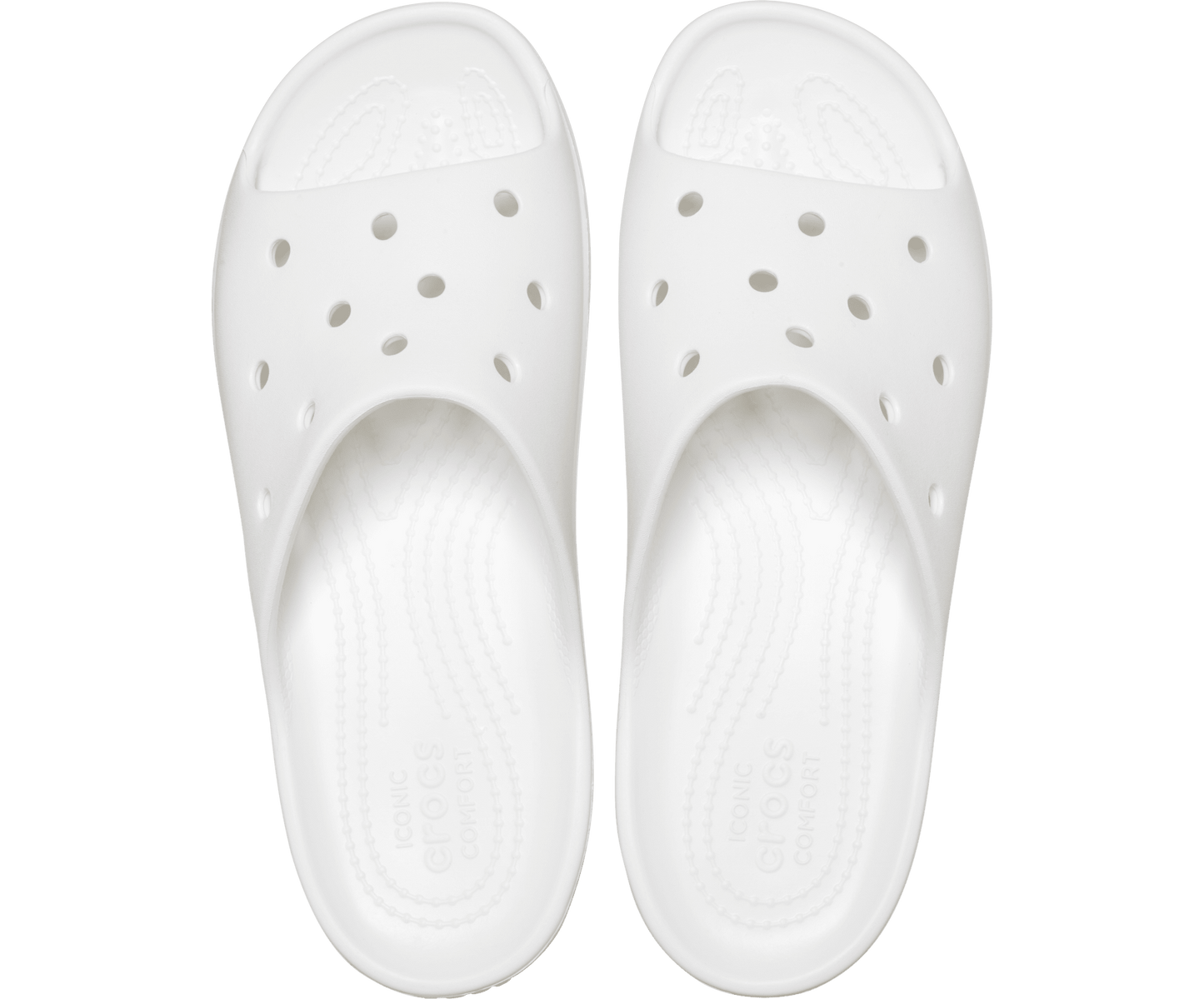 Crocs Unisex Classic Platform Slide - White